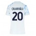 Inter Milan Hakan Calhanoglu #20 Borta matchtröja Dam 2025-26 Kortärmad Billigt